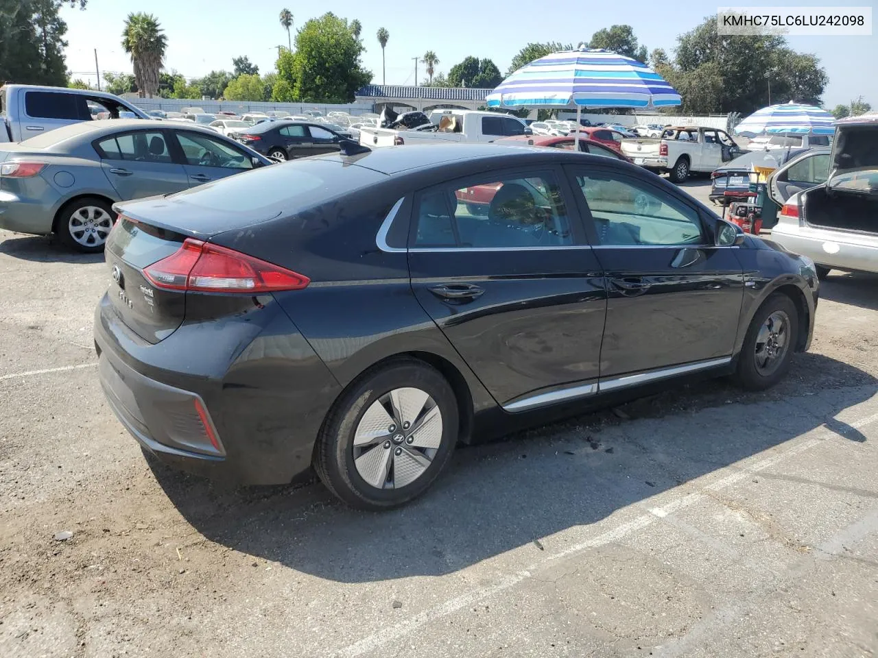 2020 Hyundai Ioniq Se VIN: KMHC75LC6LU242098 Lot: 70589334