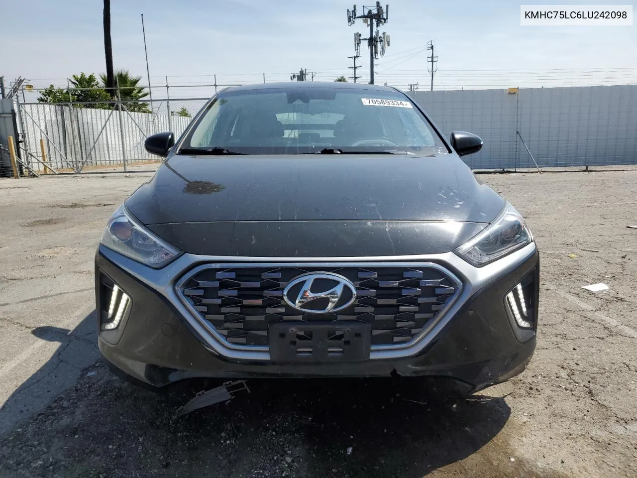 2020 Hyundai Ioniq Se VIN: KMHC75LC6LU242098 Lot: 70589334