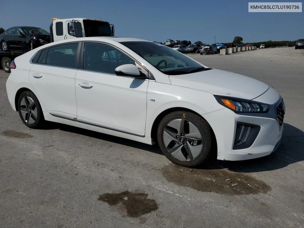 2020 Hyundai Ioniq Sel VIN: KMHC85LC7LU190736 Lot: 70916244