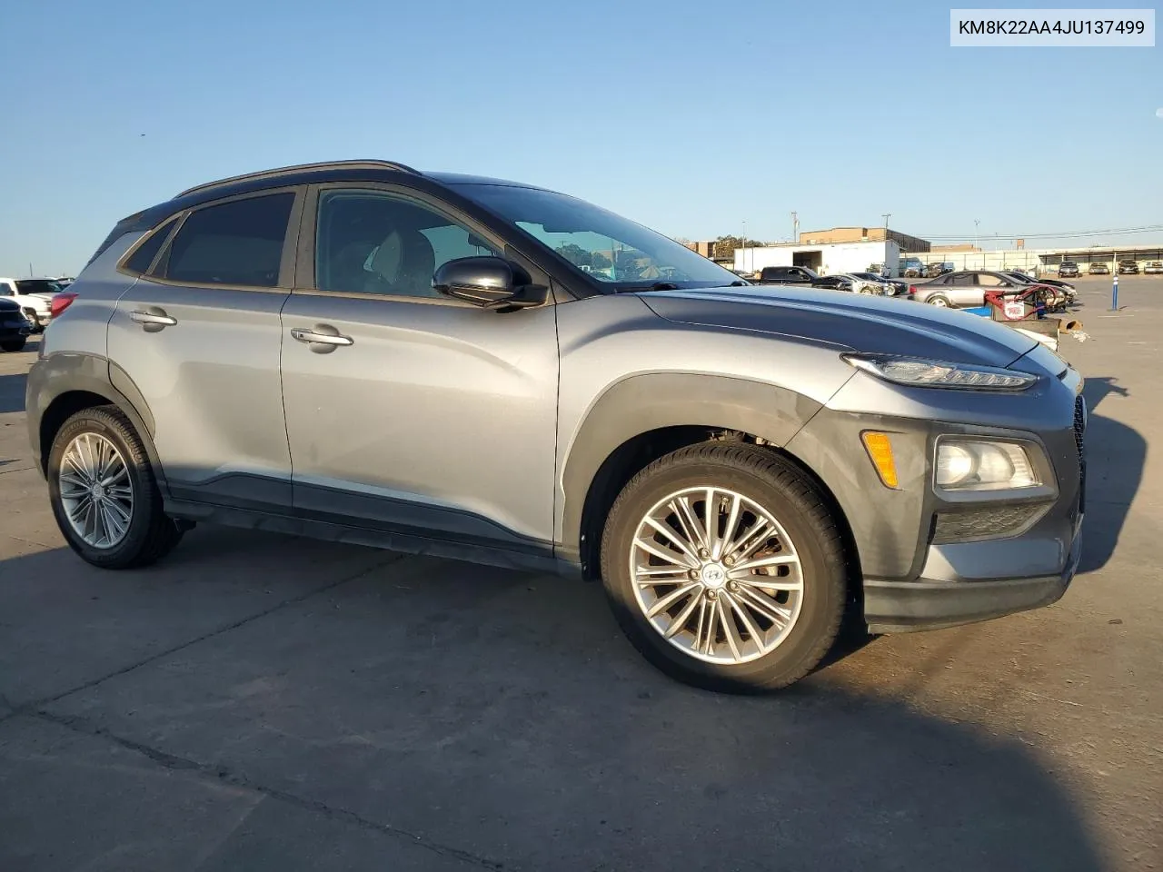 2018 Hyundai Kona Sel VIN: KM8K22AA4JU137499 Lot: 71777324