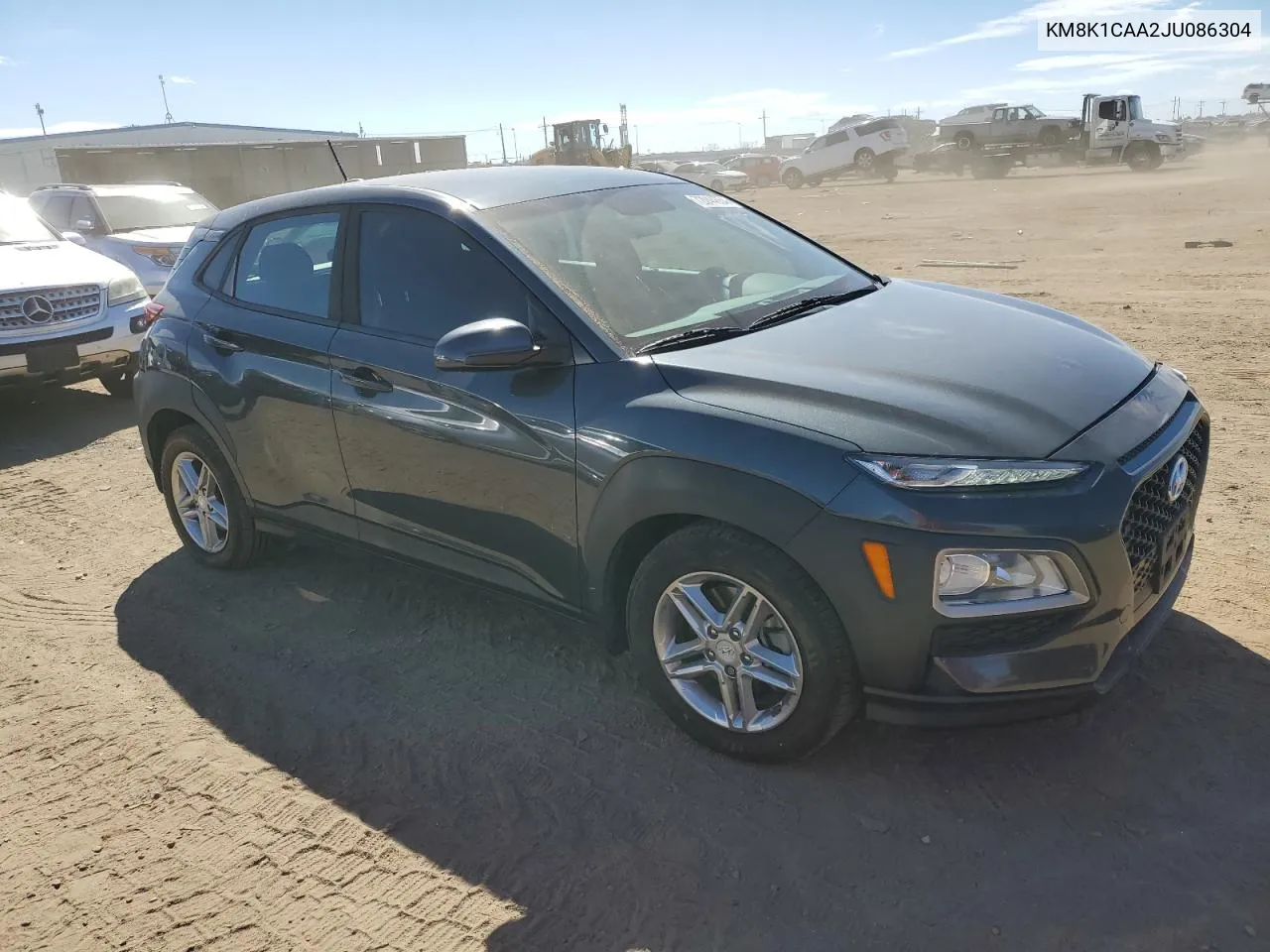 2018 Hyundai Kona Se VIN: KM8K1CAA2JU086304 Lot: 72044654