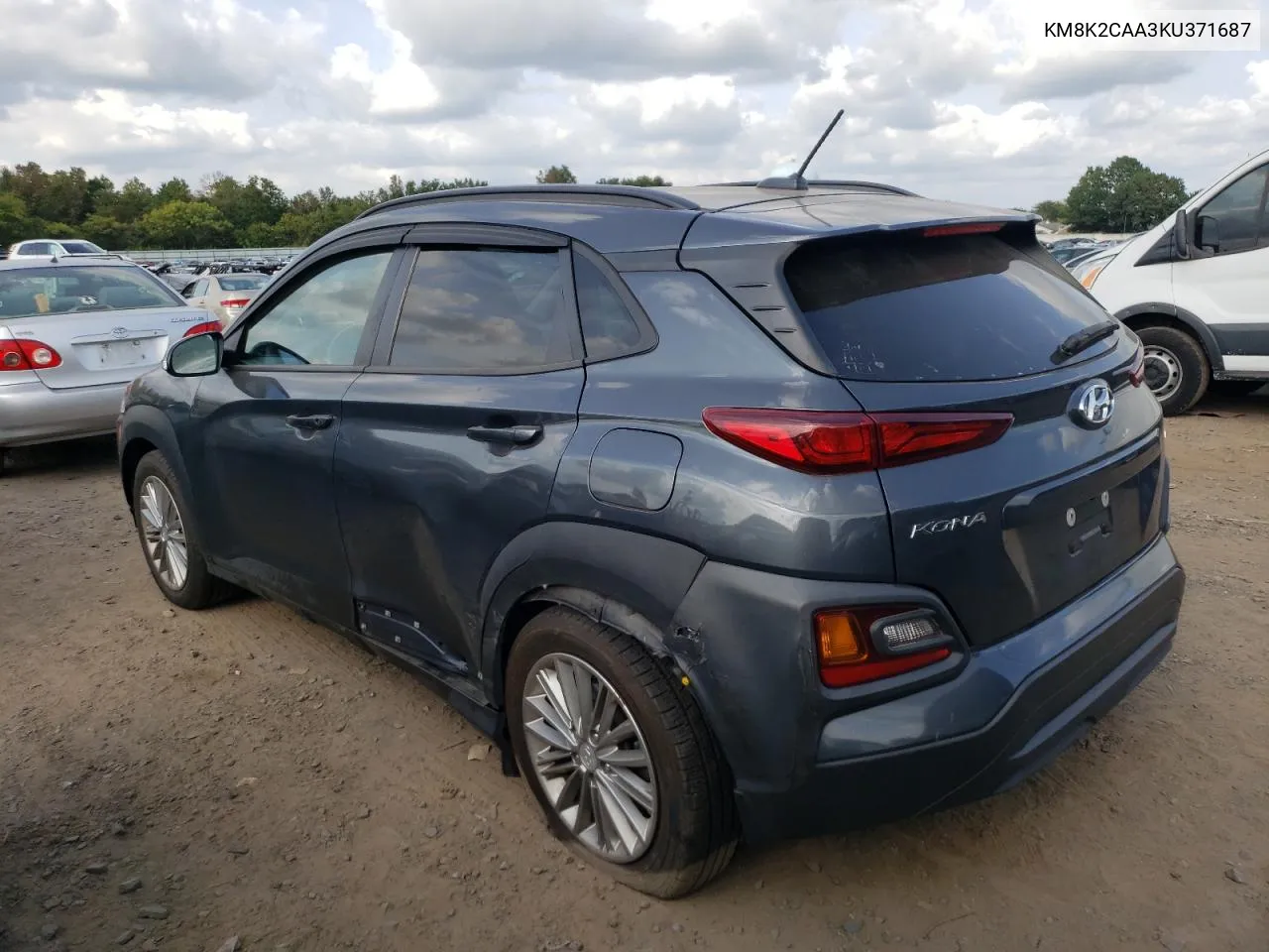 KM8K2CAA3KU371687 2019 Hyundai Kona Sel