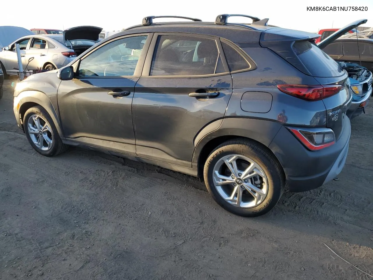 2022 Hyundai Kona Sel VIN: KM8K6CAB1NU758420 Lot: 71262364