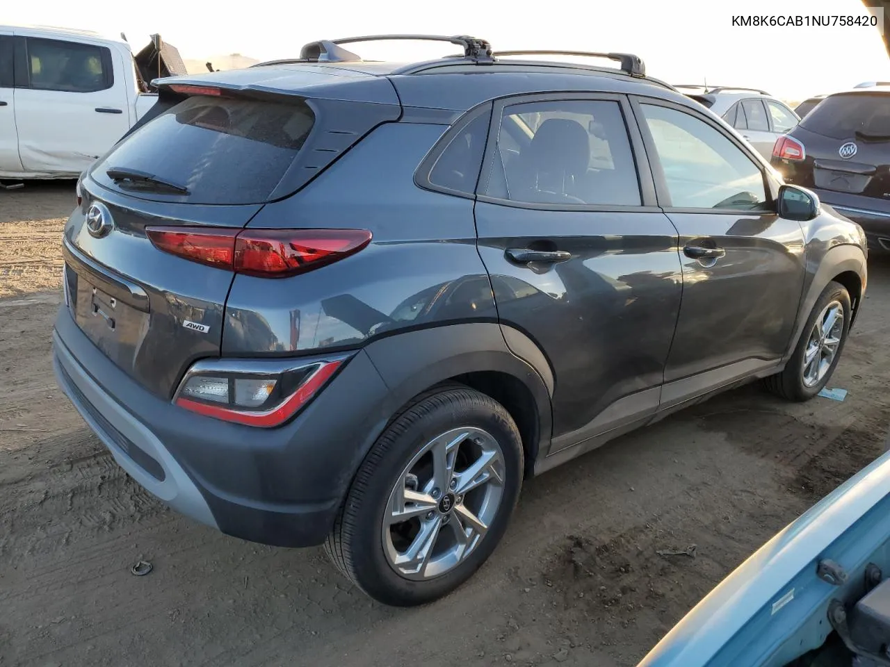 KM8K6CAB1NU758420 2022 Hyundai Kona Sel