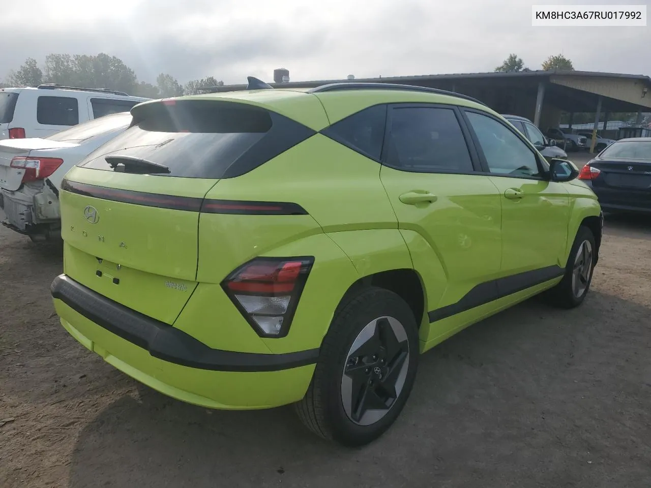 2024 Hyundai Kona Sel VIN: KM8HC3A67RU017992 Lot: 72246164