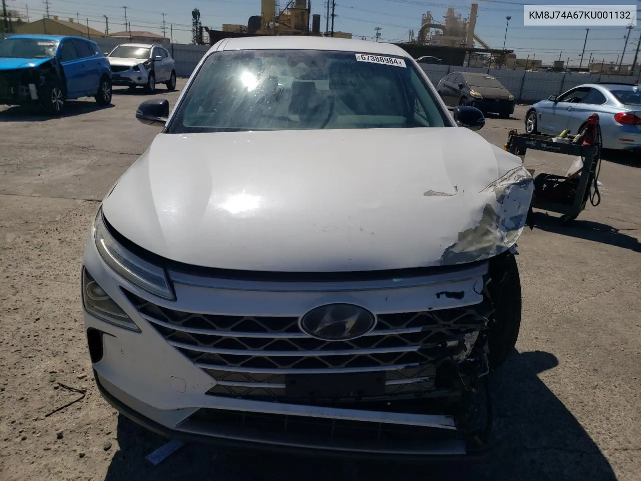 2019 Hyundai Nexo Blue VIN: KM8J74A67KU001132 Lot: 67388984