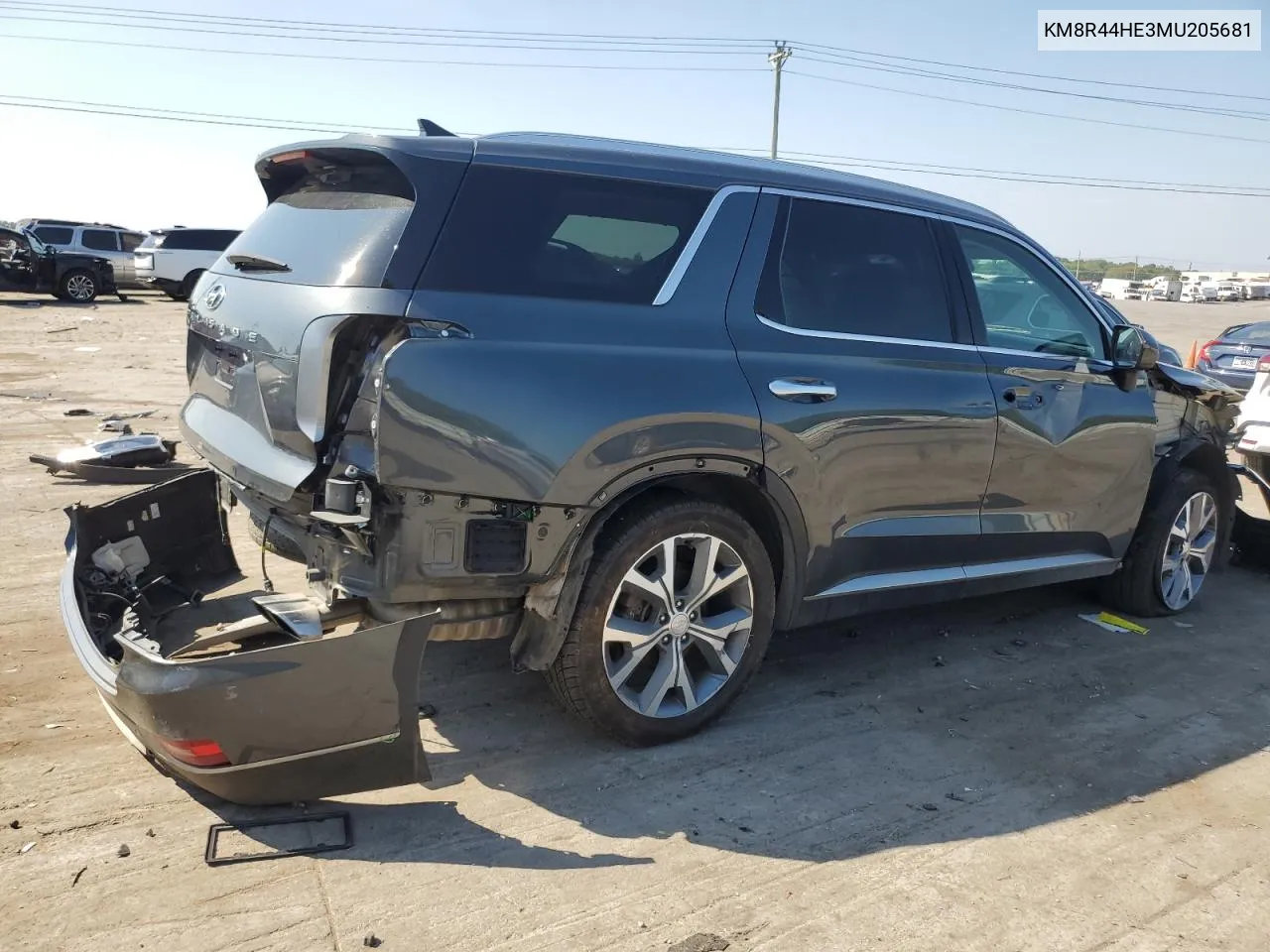 KM8R44HE3MU205681 2021 Hyundai Palisade Sel