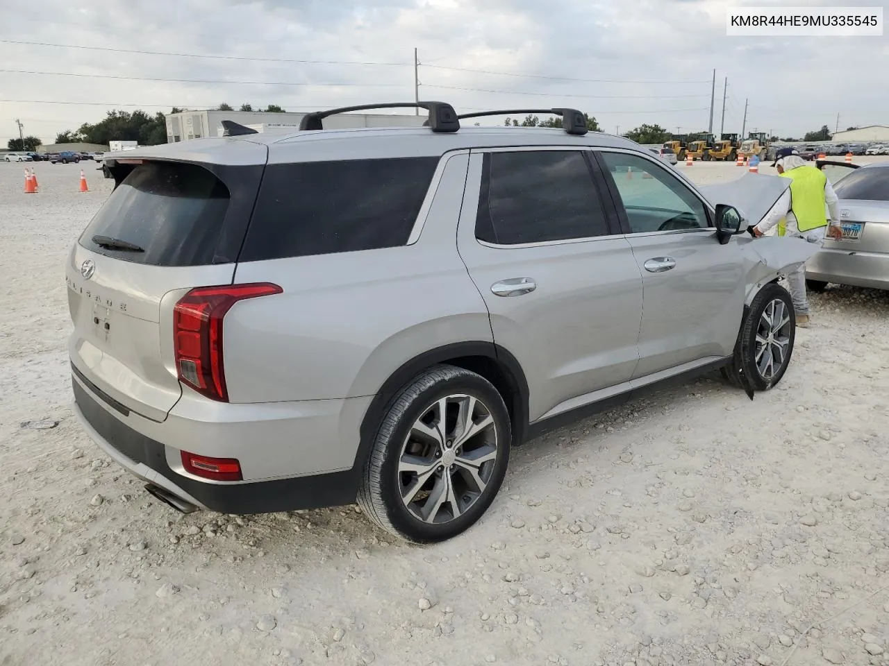 KM8R44HE9MU335545 2021 Hyundai Palisade Sel