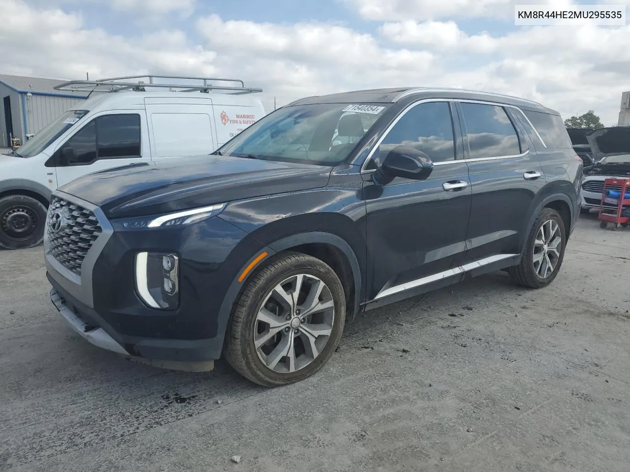 2021 Hyundai Palisade Sel VIN: KM8R44HE2MU295535 Lot: 71540354