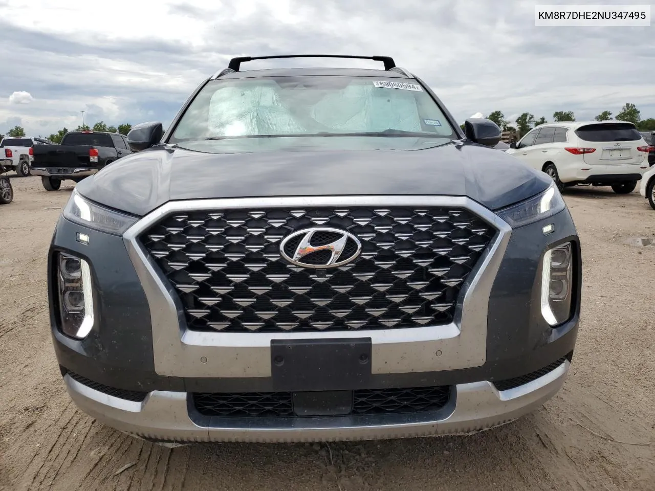 2022 Hyundai Palisade Calligraphy VIN: KM8R7DHE2NU347495 Lot: 69060594