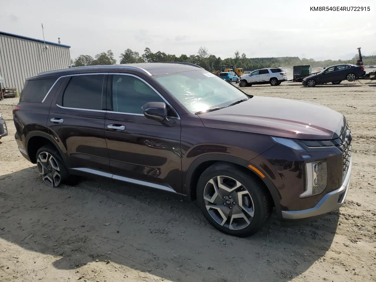 2024 Hyundai Palisade Limited VIN: KM8R54GE4RU722915 Lot: 70980424