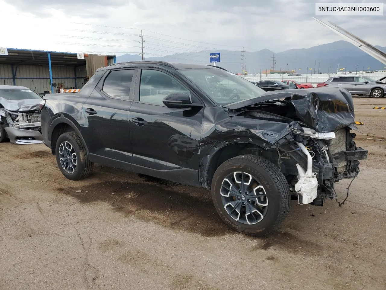 2022 Hyundai Santa Cruz Sel VIN: 5NTJC4AE3NH003600 Lot: 65761024