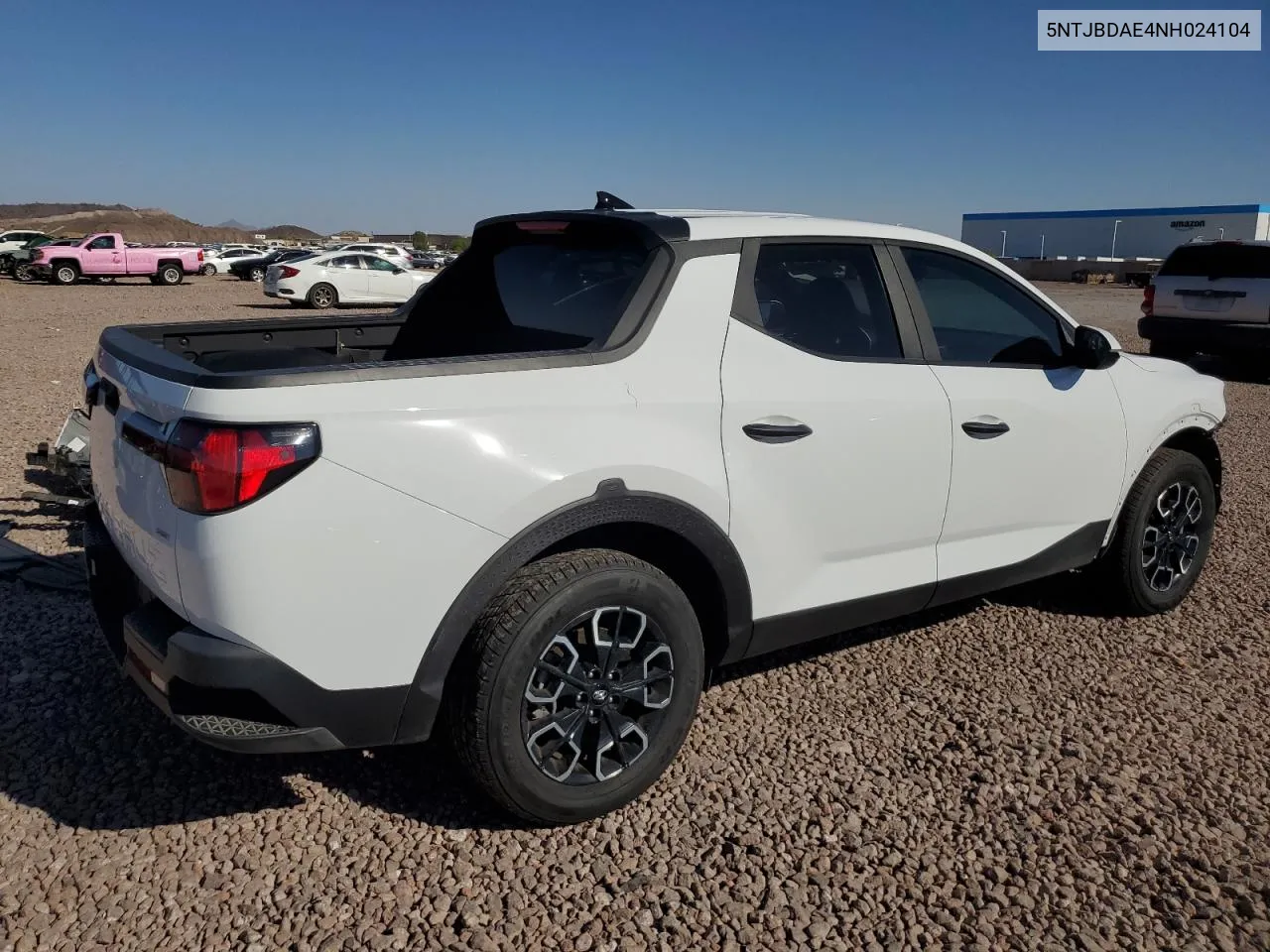 2022 Hyundai Santa Cruz Sel VIN: 5NTJBDAE4NH024104 Lot: 71606484