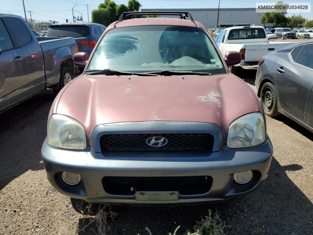 2001 Hyundai Santa Fe Gls VIN: KM8SC83D81U034528 Lot: 64835093