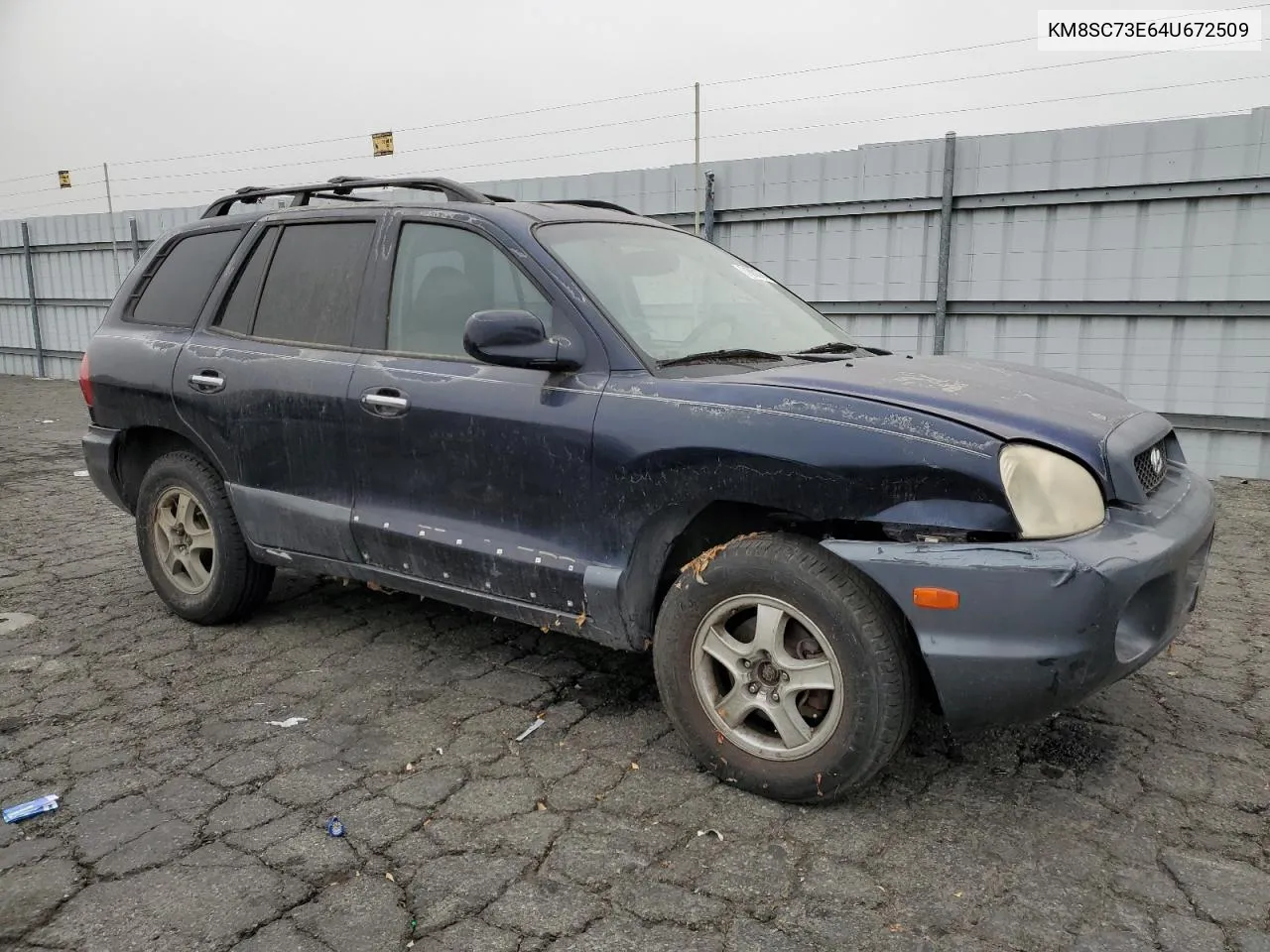 KM8SC73E64U672509 2004 Hyundai Santa Fe Gls