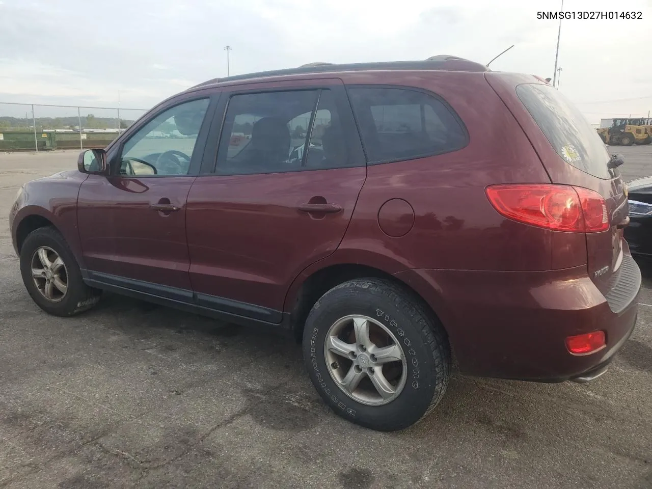 2007 Hyundai Santa Fe Gls VIN: 5NMSG13D27H014632 Lot: 67388224