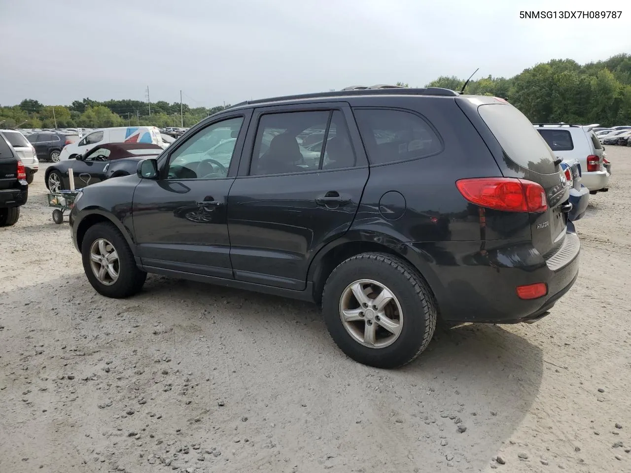 2007 Hyundai Santa Fe Gls VIN: 5NMSG13DX7H089787 Lot: 72329224