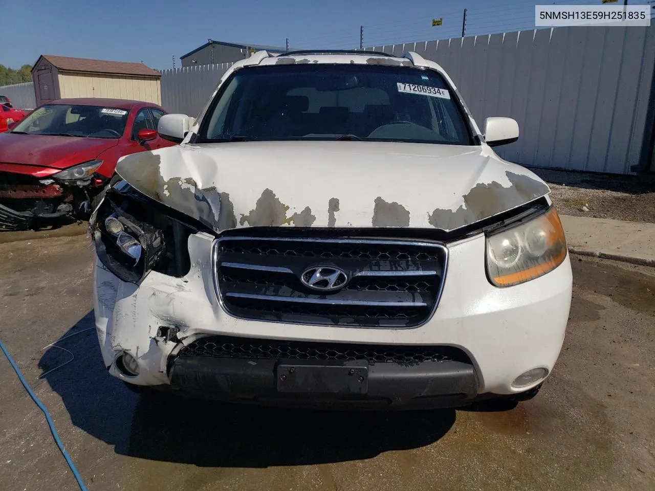 2009 Hyundai Santa Fe Se VIN: 5NMSH13E59H251835 Lot: 71206934