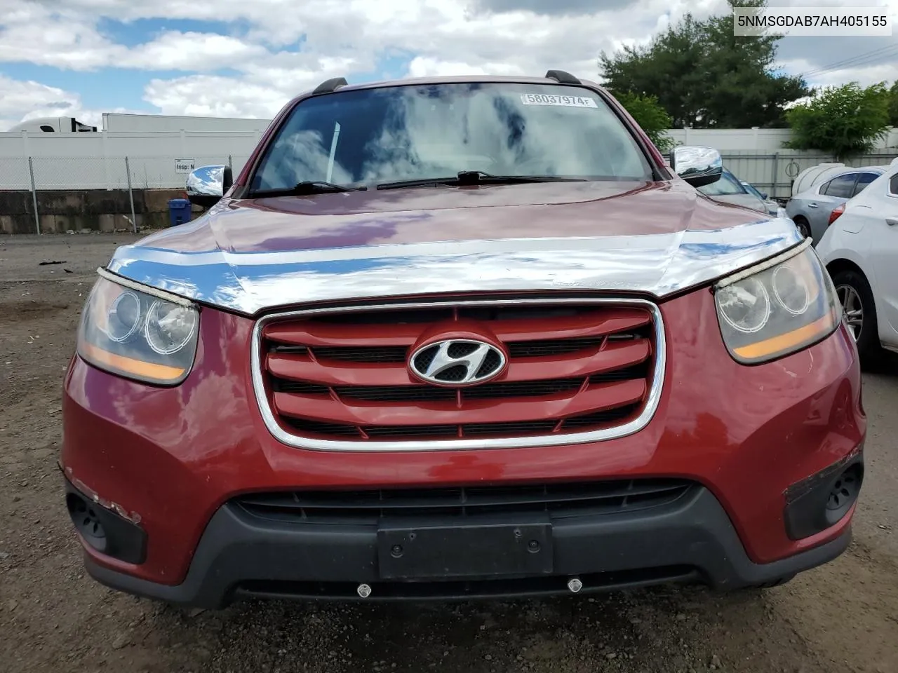 2010 Hyundai Santa Fe Gls VIN: 5NMSGDAB7AH405155 Lot: 58037974