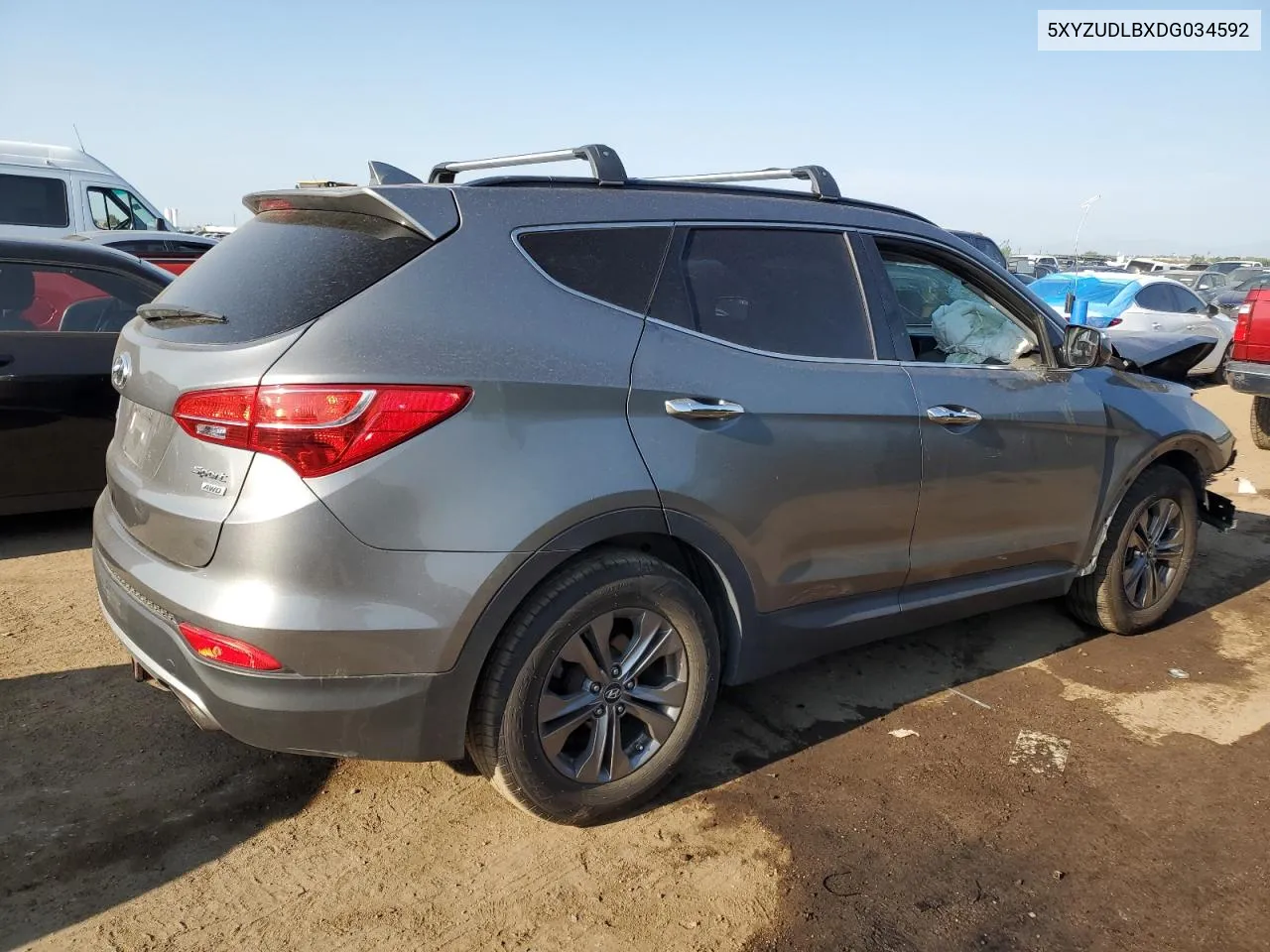 2013 Hyundai Santa Fe Sport VIN: 5XYZUDLBXDG034592 Lot: 65906244