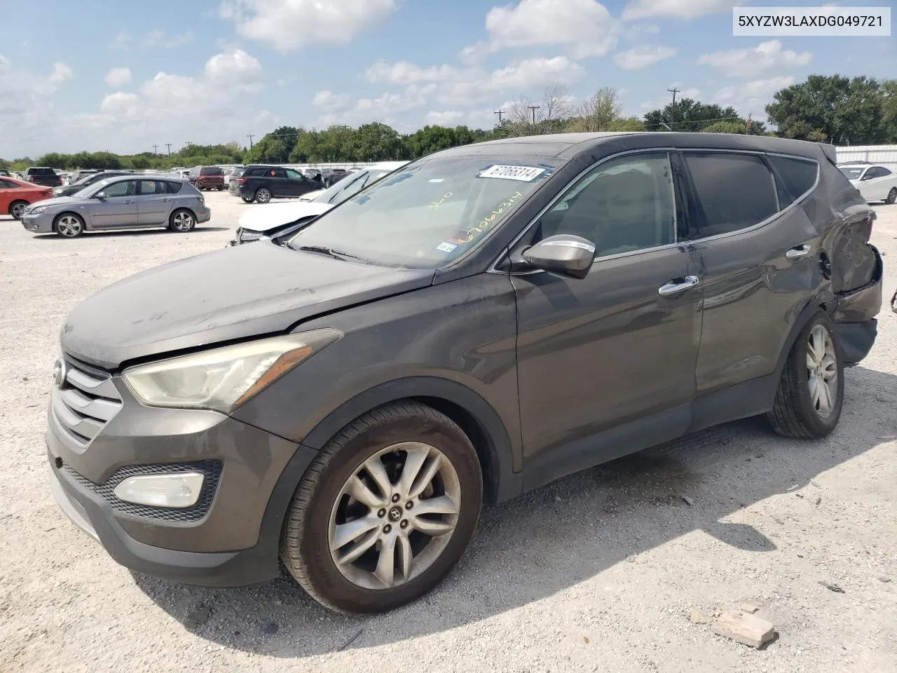 2013 Hyundai Santa Fe Sport VIN: 5XYZW3LAXDG049721 Lot: 67066314