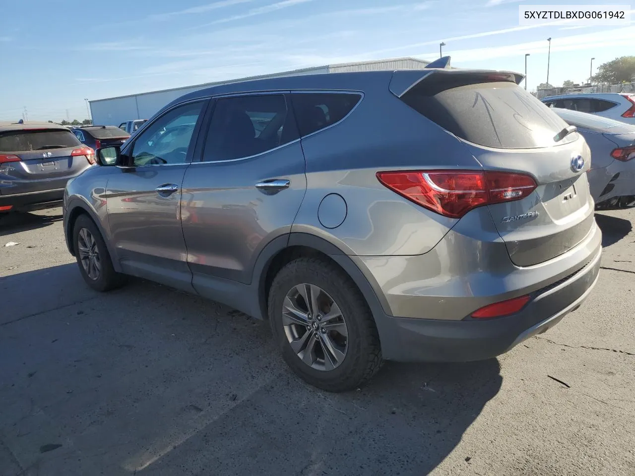 2013 Hyundai Santa Fe Sport VIN: 5XYZTDLBXDG061942 Lot: 70381714