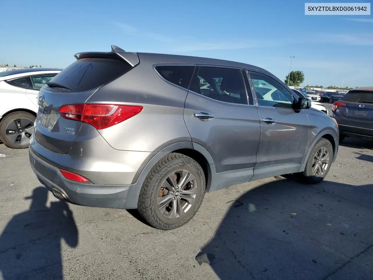 2013 Hyundai Santa Fe Sport VIN: 5XYZTDLBXDG061942 Lot: 70381714