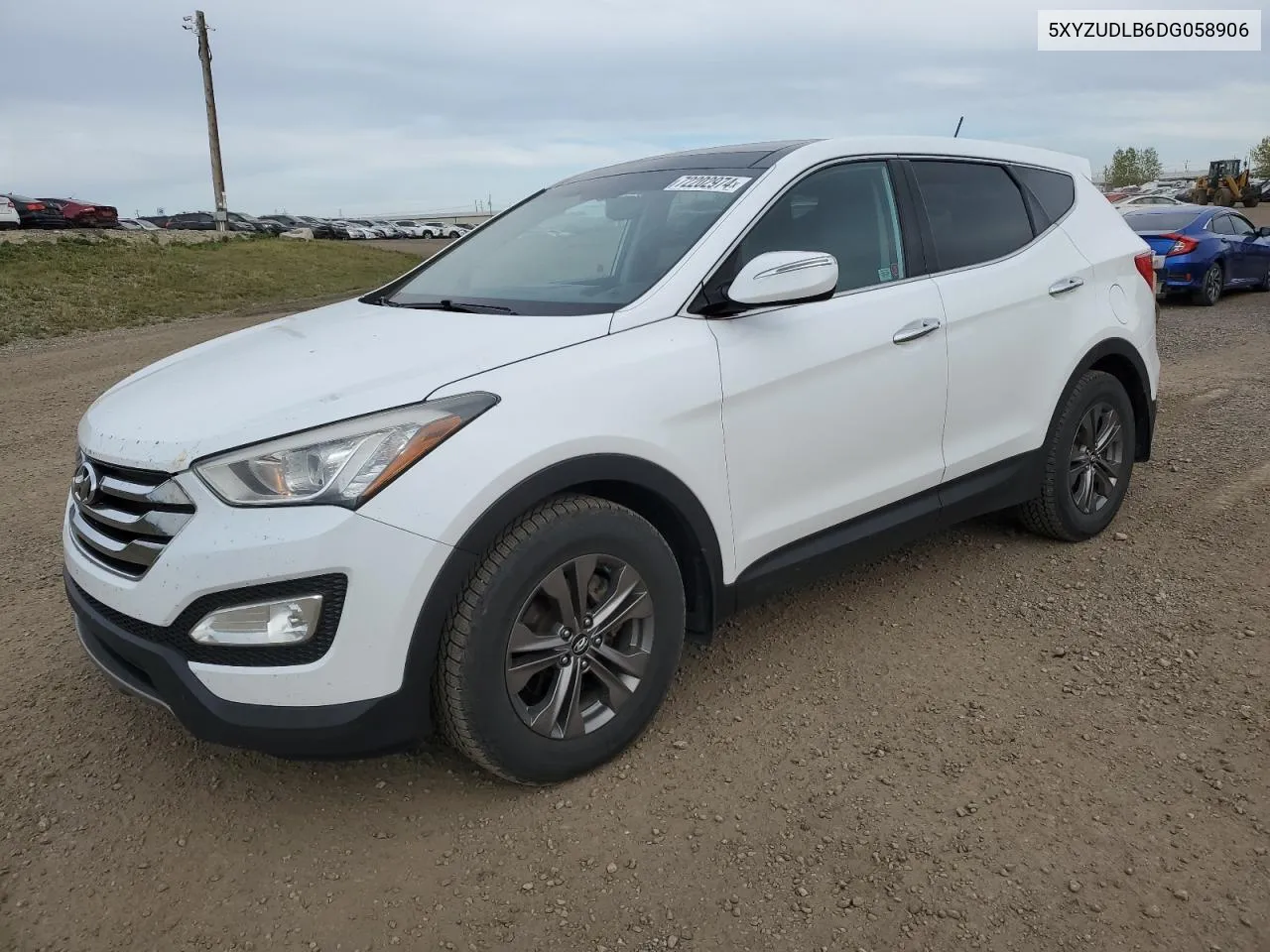 2013 Hyundai Santa Fe Sport VIN: 5XYZUDLB6DG058906 Lot: 72202974