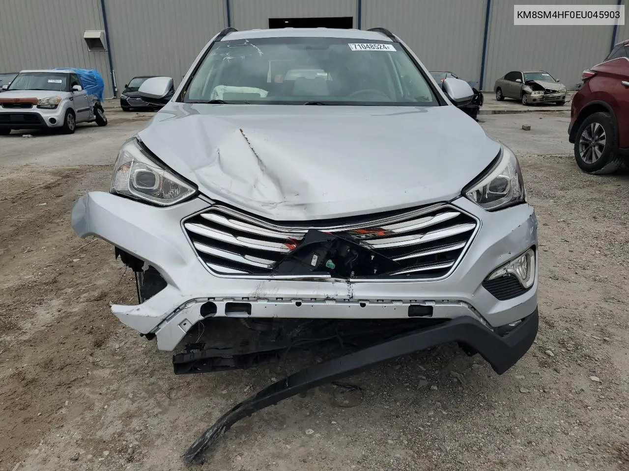 2014 Hyundai Santa Fe Gls VIN: KM8SM4HF0EU045903 Lot: 71048524