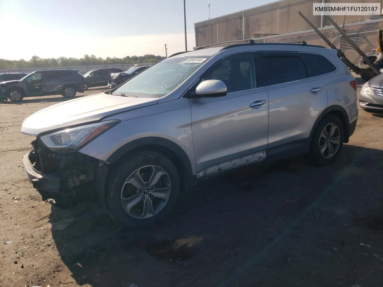 KM8SM4HF1FU120187 2015 Hyundai Santa Fe Gls