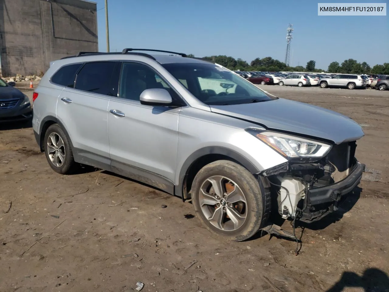 KM8SM4HF1FU120187 2015 Hyundai Santa Fe Gls