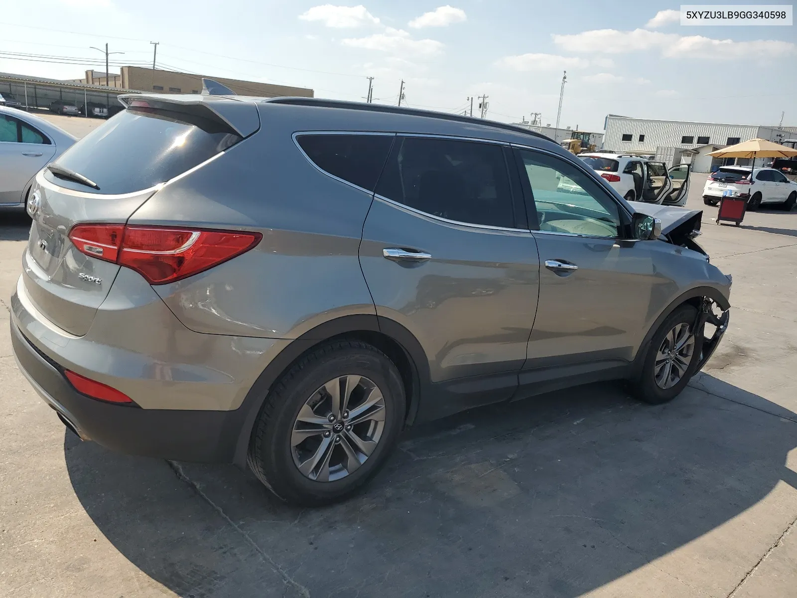 2016 Hyundai Santa Fe Sport VIN: 5XYZU3LB9GG340598 Lot: 66309714