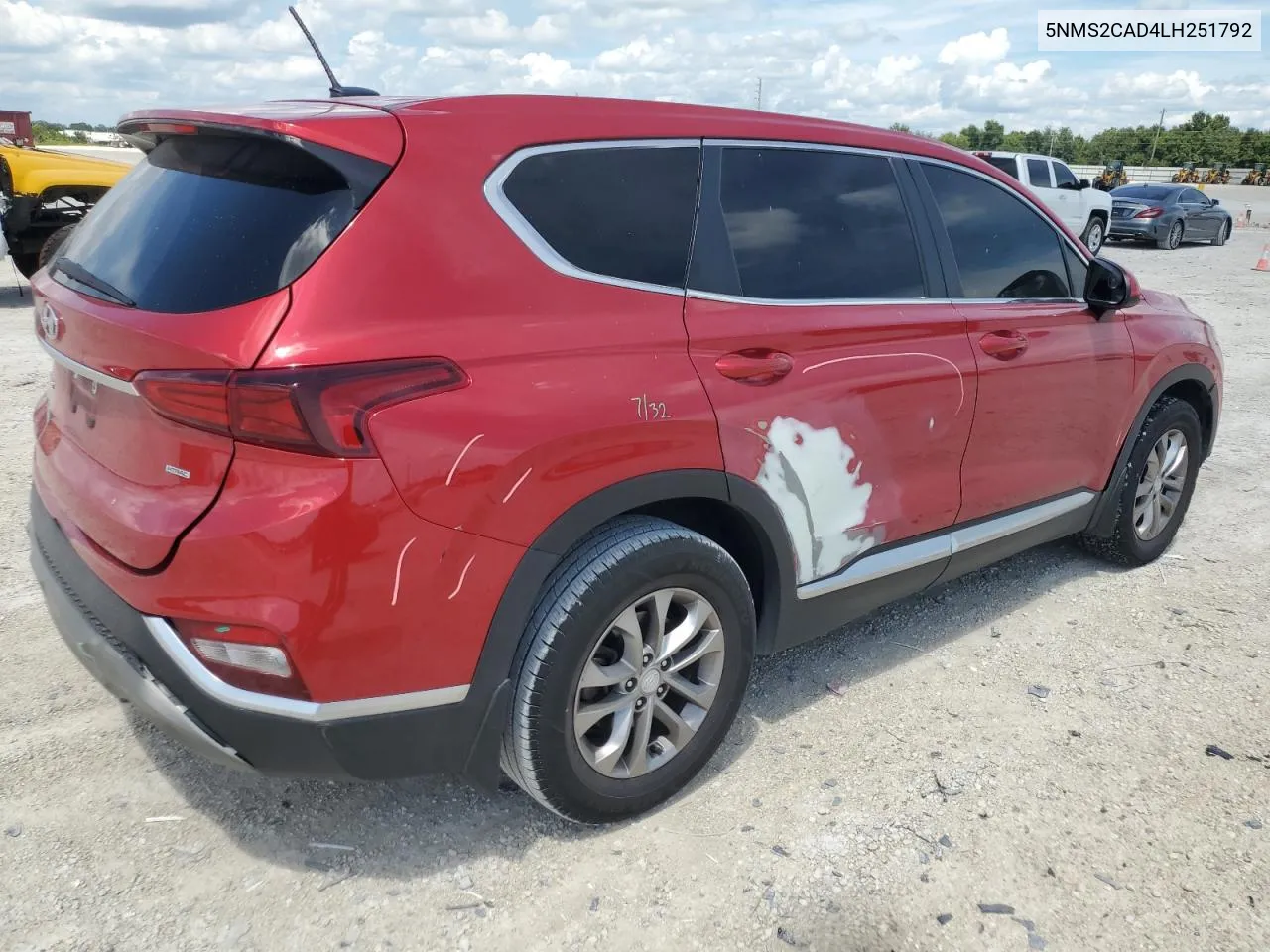 5NMS2CAD4LH251792 2020 Hyundai Santa Fe Se