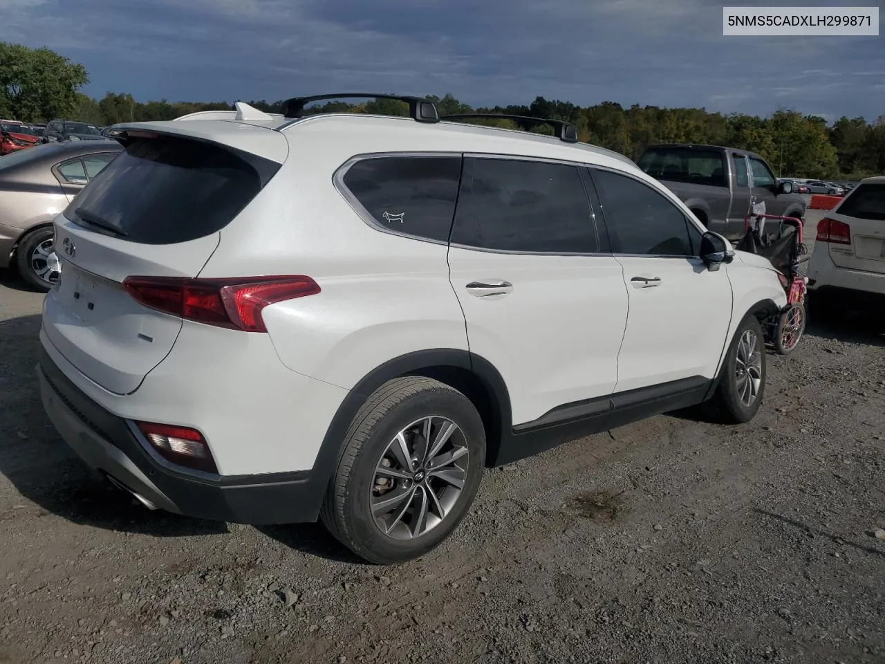 2020 Hyundai Santa Fe Limited VIN: 5NMS5CADXLH299871 Lot: 72130004