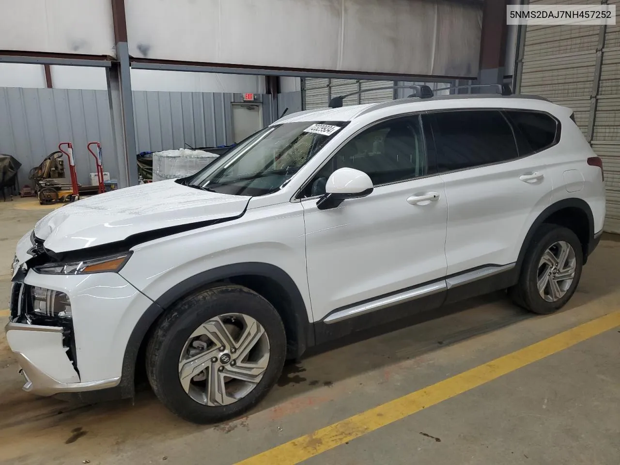 2022 Hyundai Santa Fe Sel VIN: 5NMS2DAJ7NH457252 Lot: 72329934