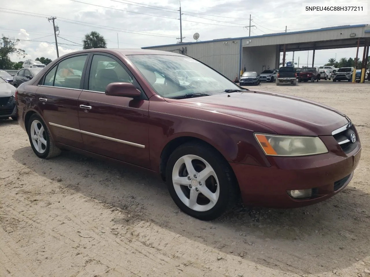 2008 Hyundai Sonata Se VIN: 5NPEU46C88H377211 Lot: 71631694