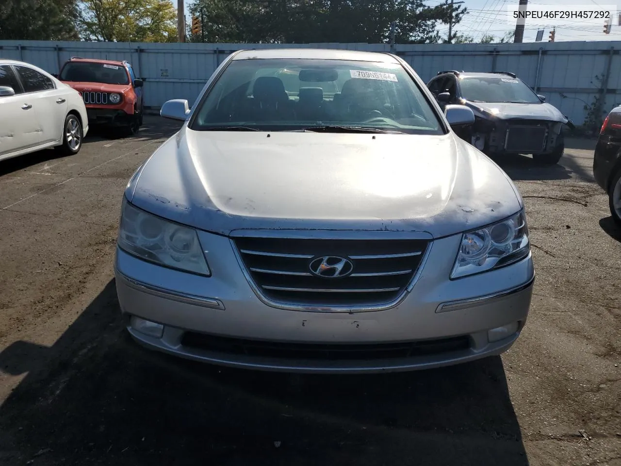 2009 Hyundai Sonata Se VIN: 5NPEU46F29H457292 Lot: 70906144