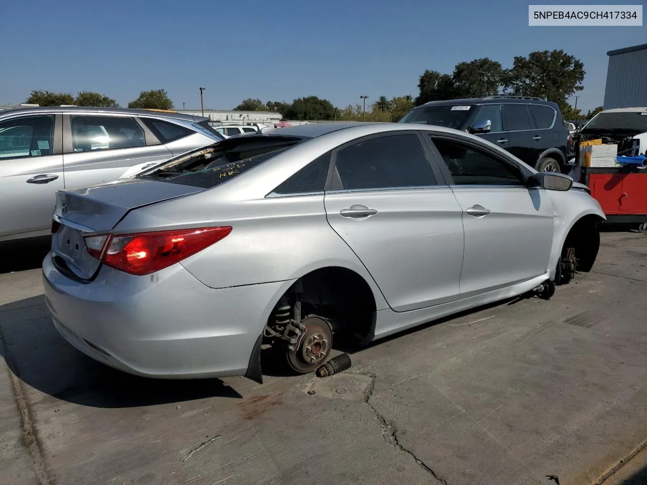 2012 Hyundai Sonata Gls VIN: 5NPEB4AC9CH417334 Lot: 68553444