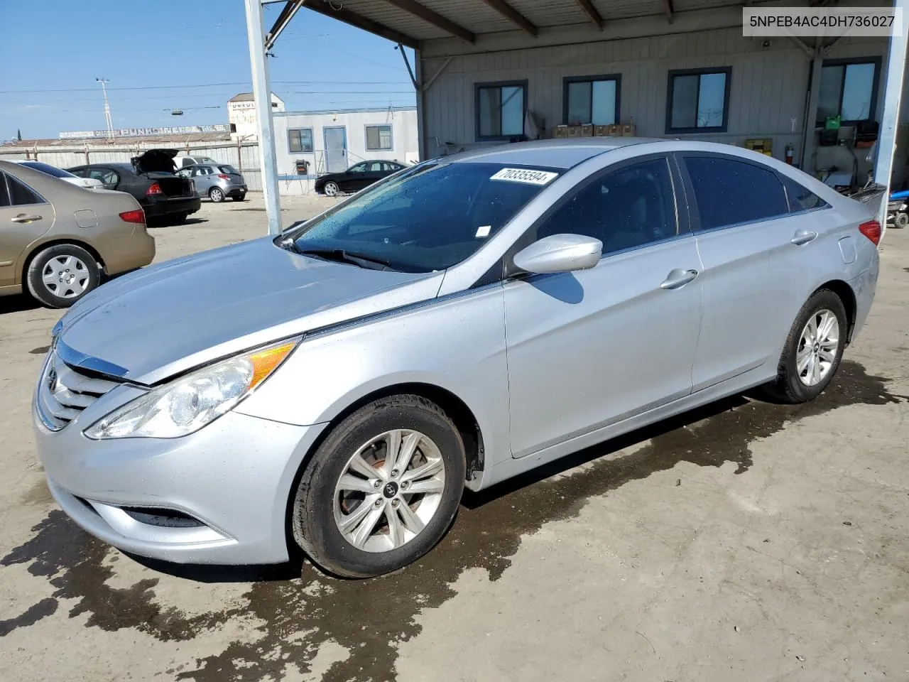 2013 Hyundai Sonata Gls VIN: 5NPEB4AC4DH736027 Lot: 70335594