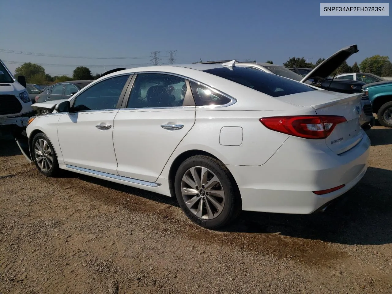 5NPE34AF2FH078394 2015 Hyundai Sonata Sport