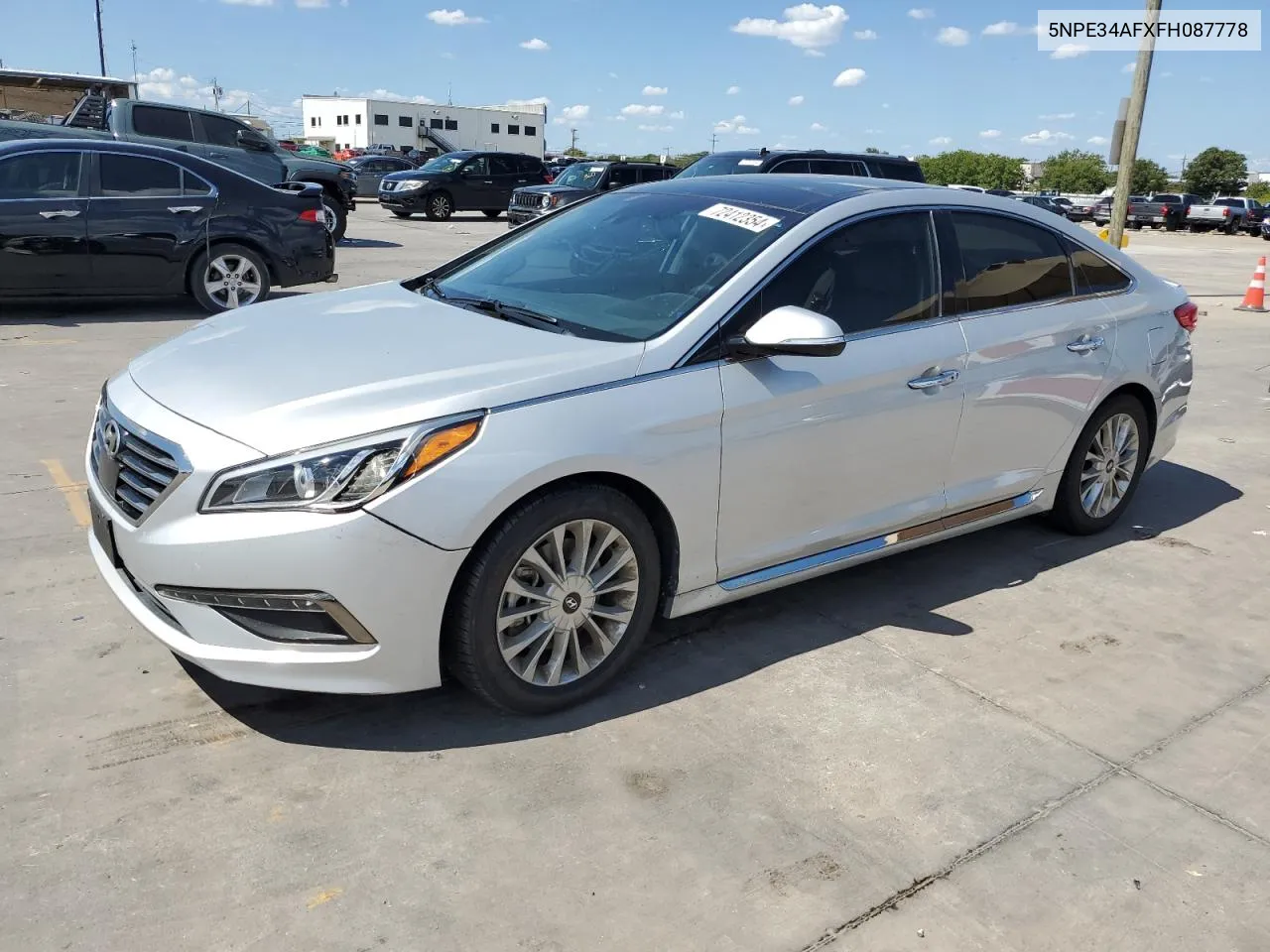 2015 Hyundai Sonata Sport VIN: 5NPE34AFXFH087778 Lot: 72412354