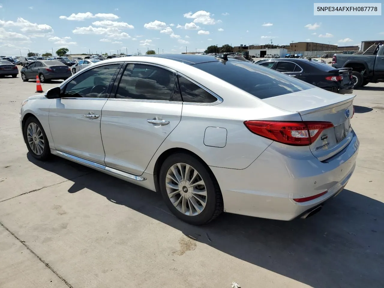 2015 Hyundai Sonata Sport VIN: 5NPE34AFXFH087778 Lot: 72412354