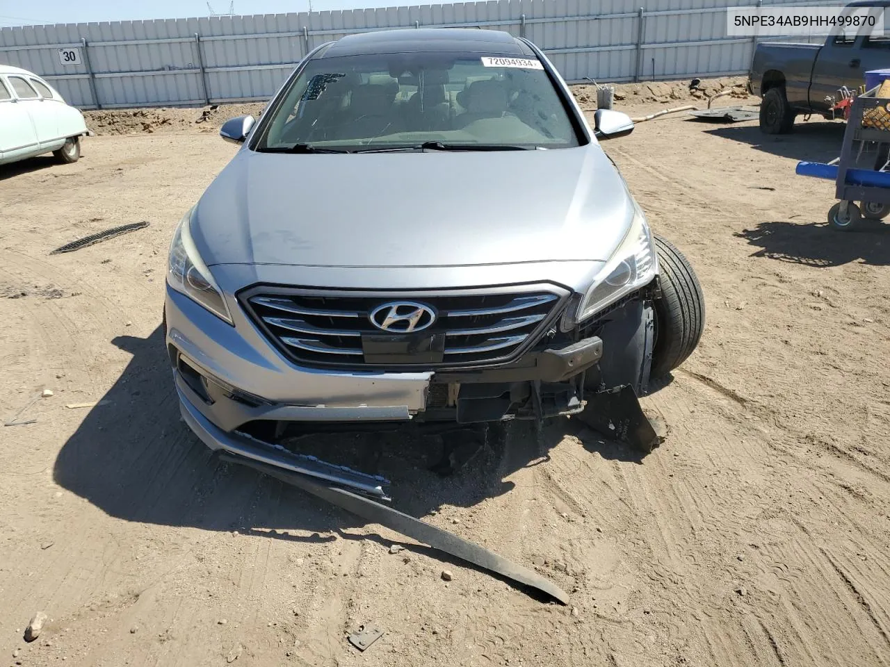 2017 Hyundai Sonata Sport VIN: 5NPE34AB9HH499870 Lot: 72094934