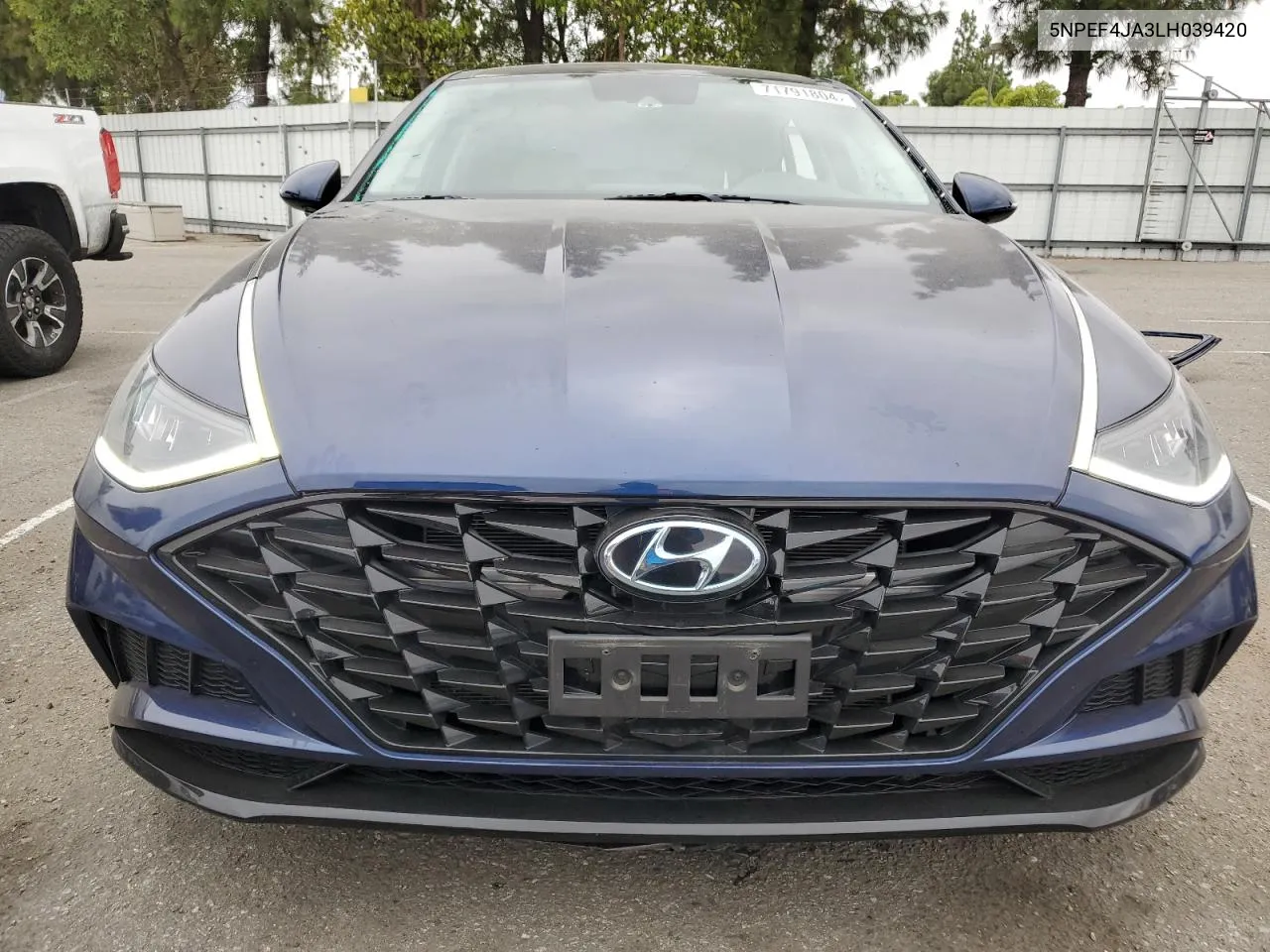 2020 Hyundai Sonata Sel VIN: 5NPEF4JA3LH039420 Lot: 71791804