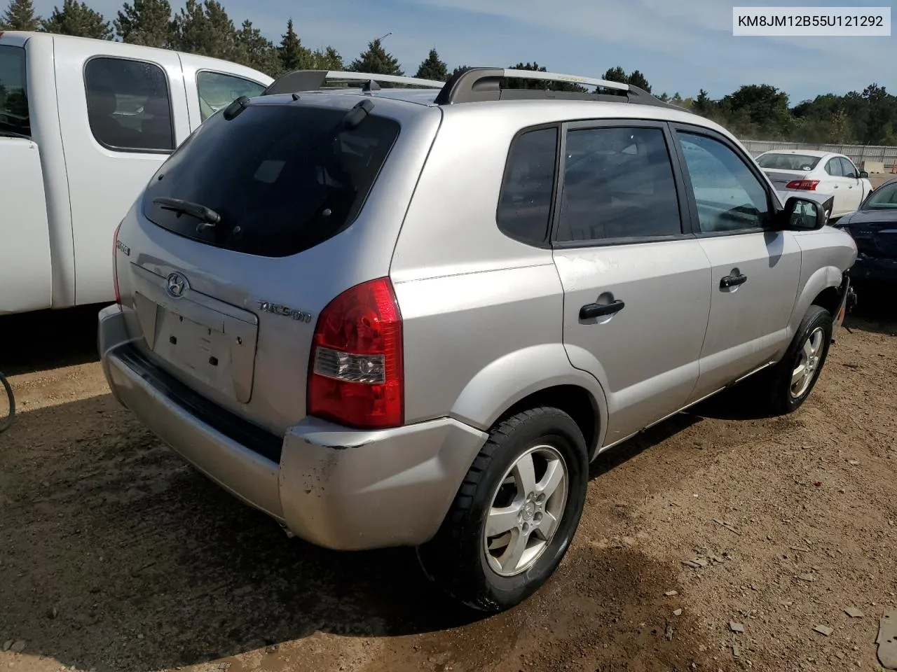 2005 Hyundai Tucson Gl VIN: KM8JM12B55U121292 Lot: 71410494