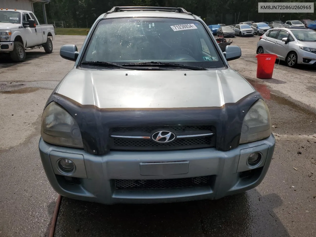 2006 Hyundai Tucson Gls VIN: KM8JN72D86U260965 Lot: 71238854