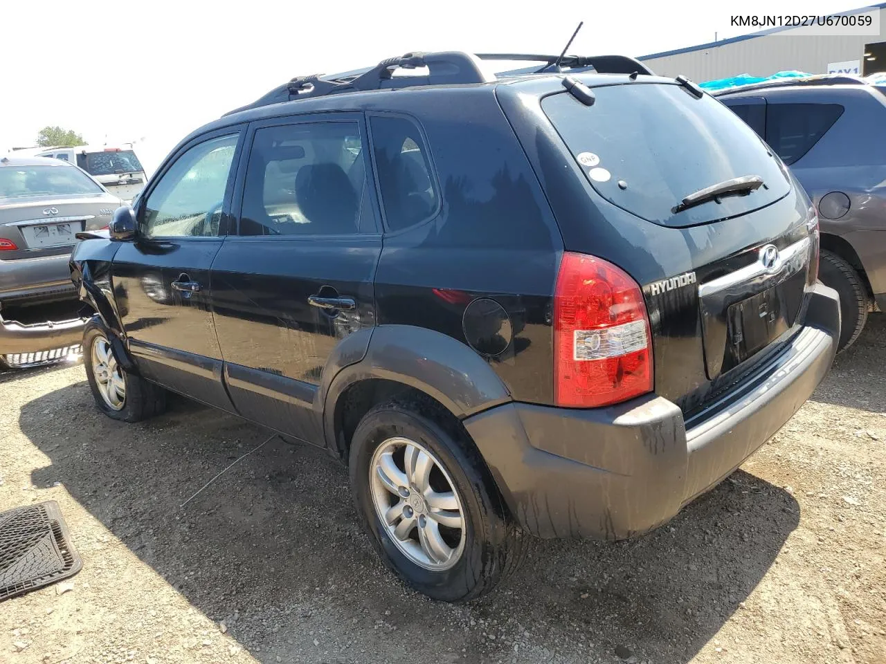 2007 Hyundai Tucson Se VIN: KM8JN12D27U670059 Lot: 66517934