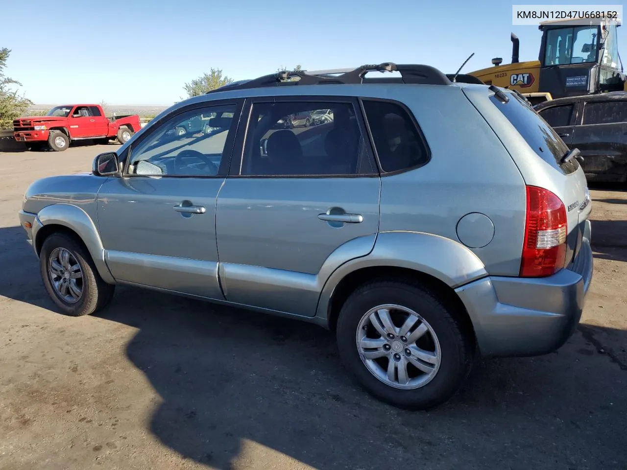 2007 Hyundai Tucson Se VIN: KM8JN12D47U668152 Lot: 71991074