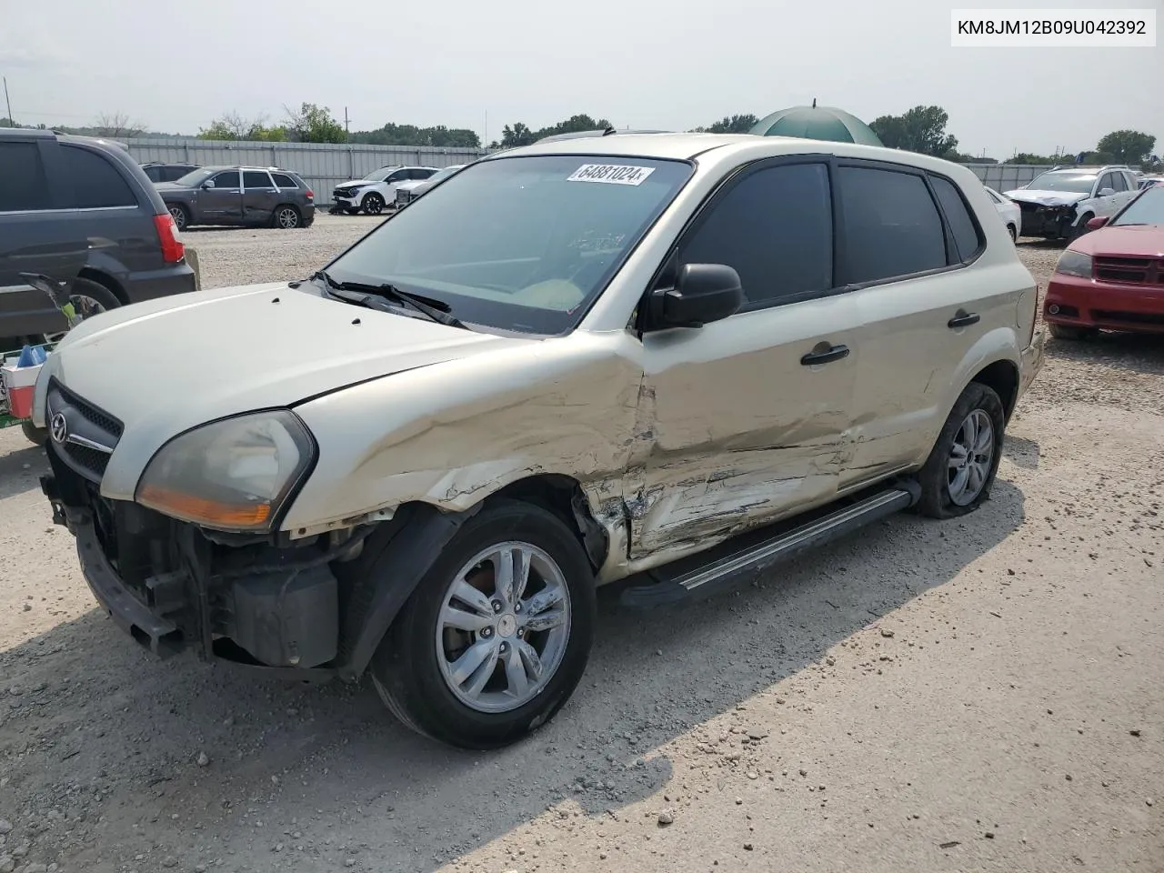 KM8JM12B09U042392 2009 Hyundai Tucson Gls