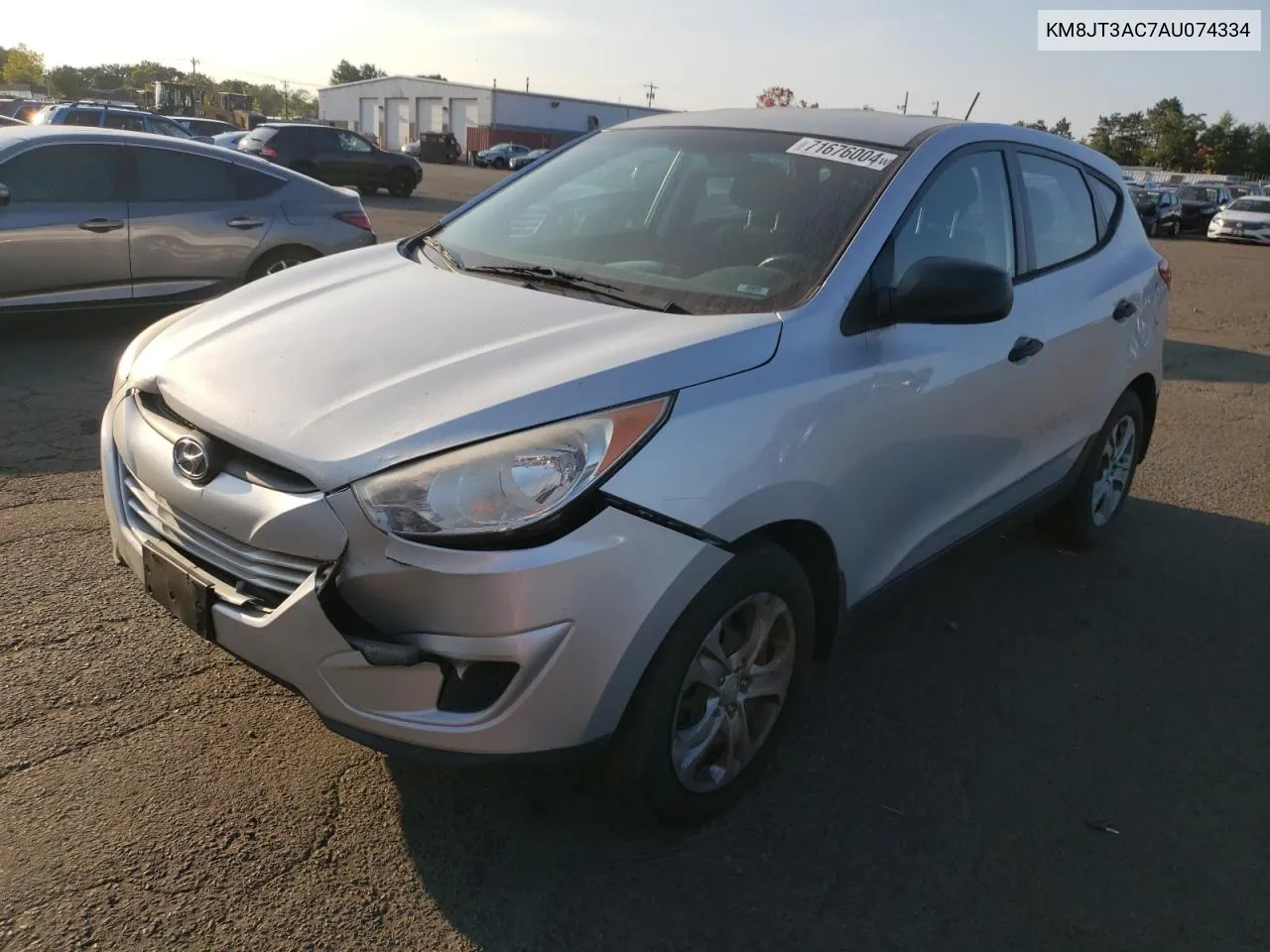 2010 Hyundai Tucson Gls VIN: KM8JT3AC7AU074334 Lot: 71676004